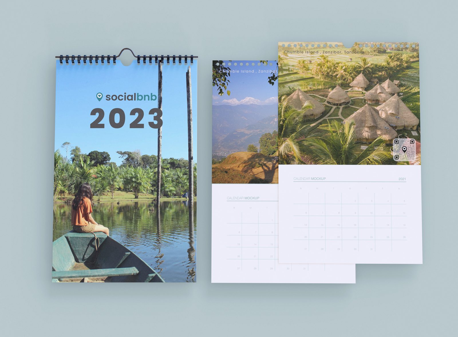 Socialbnb 2023 wall calendar