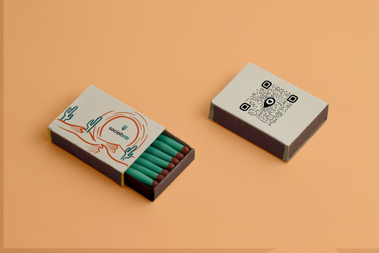 Socialbnb matchboxes
