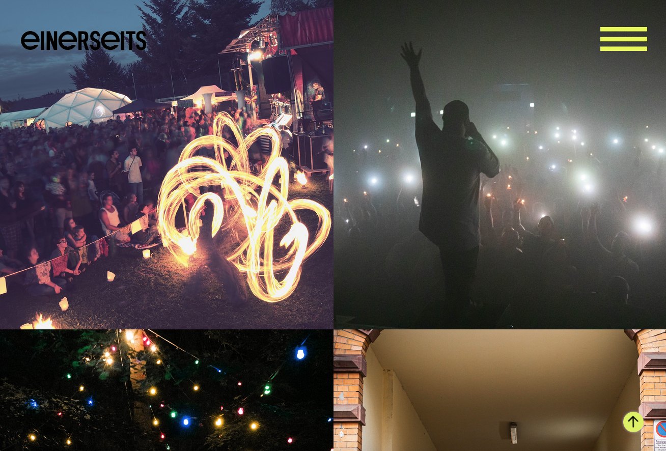 Website: event photo grid