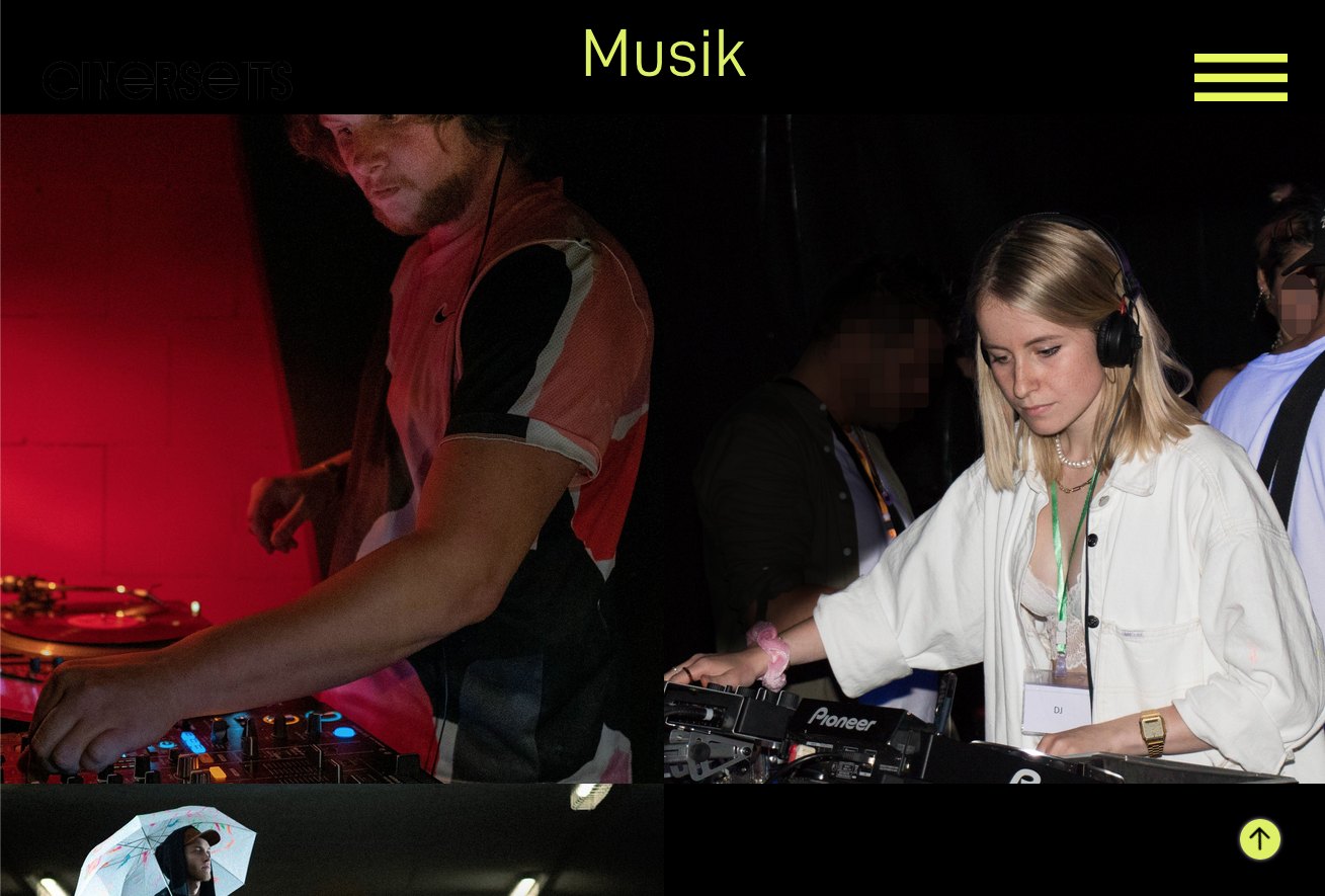 Website: music section