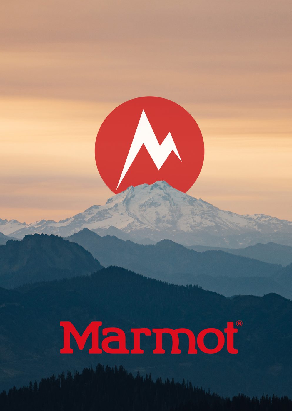 Card back: the Marmot pattern in red