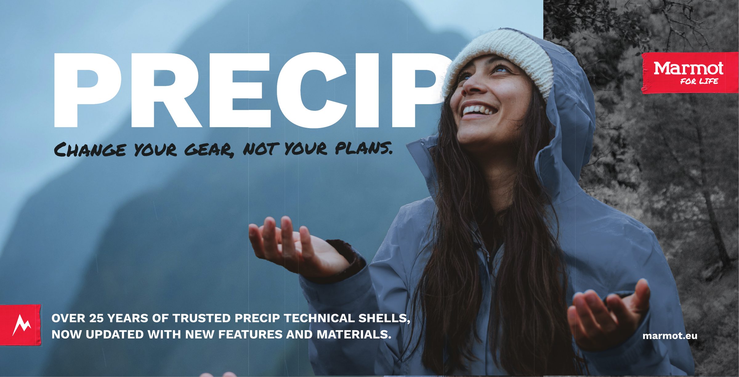 Banner: Precip, change your gear not your plans
